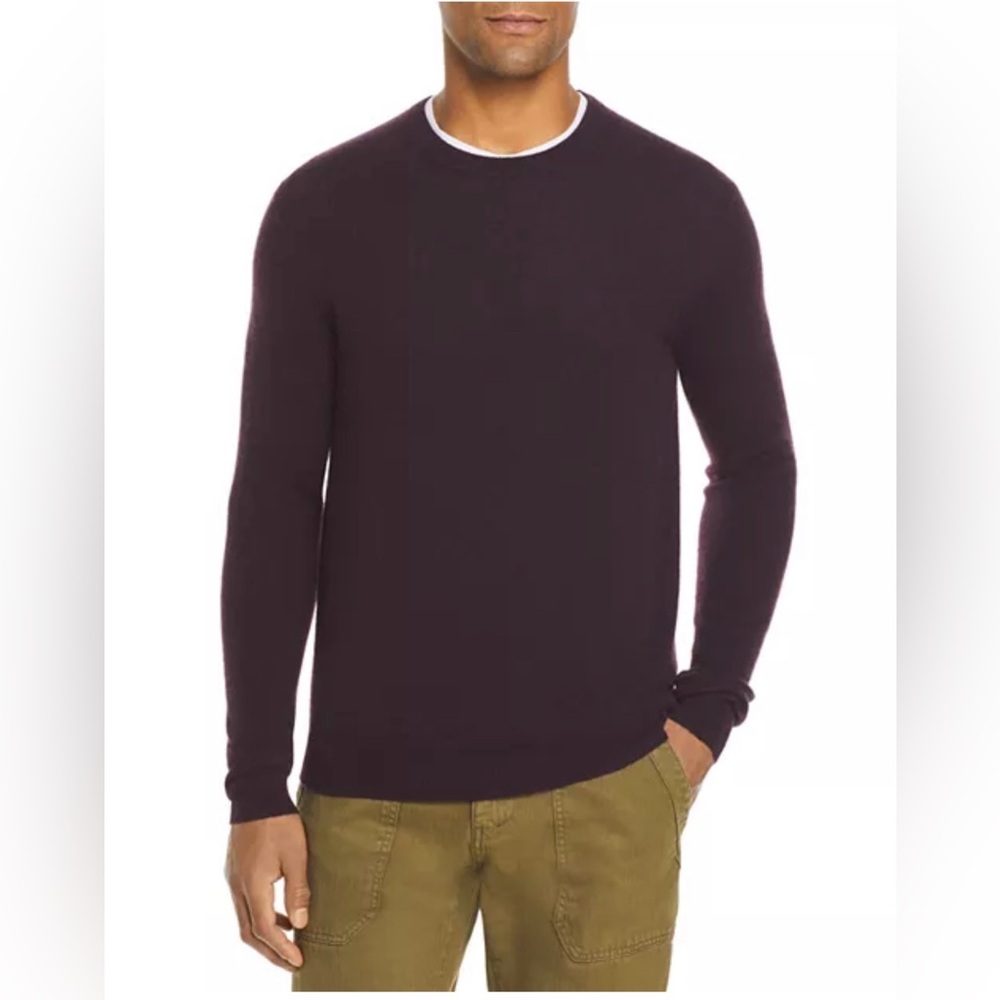 100% Cashmere Crewneck Sweater Bloomingdale’s Small S Purple